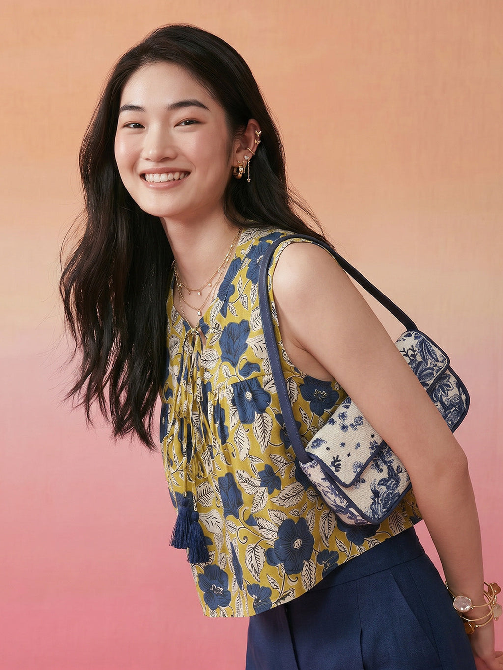 Janasya Lime Green Peplum Cotton Top | Grocsy
