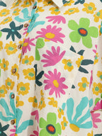 Janasya Multi Shirt Style Cotton Top | Grocsy