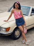 Janasya Pink A-Line Cotton Top | Grocsy