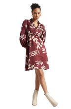 Zaccai Women's Brown Satin Abstract Dress | Grocsy