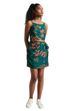 Zaccai Women's Teal Green Organza Abstract Co-ord Set | Grocsy