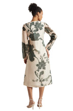 Zaccai Women's Cream Organza Floral Dress | Grocsy