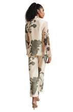 Zaccai Women's Cream Organza Floral Co-ord Set | Grocsy