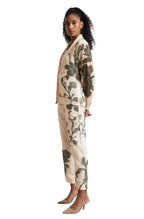 Zaccai Women's Cream Organza Floral Co-ord Set | Grocsy