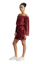 Zaccai Women's Pink Georgette Geometric Co-ord Set | Grocsy