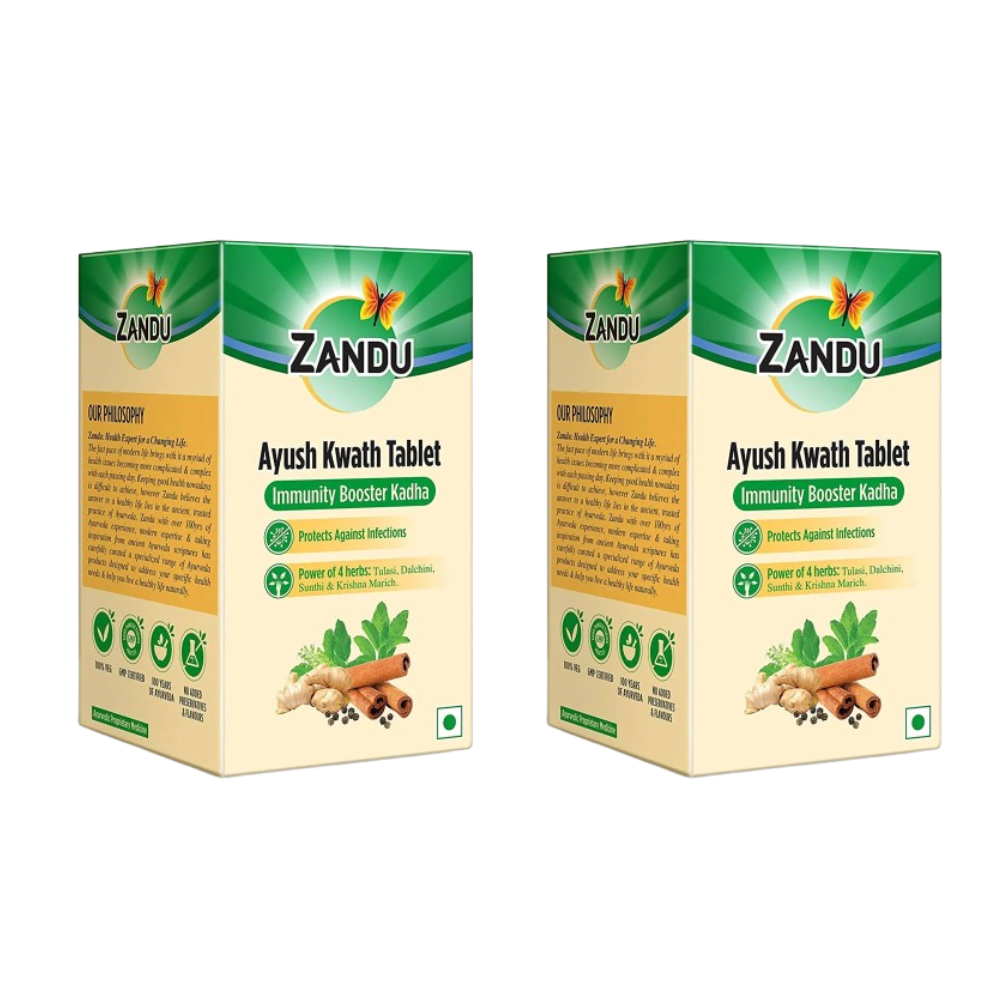 Zandu Ayush Kwath Tablets Immunity Booster Kadha | Grocsy
