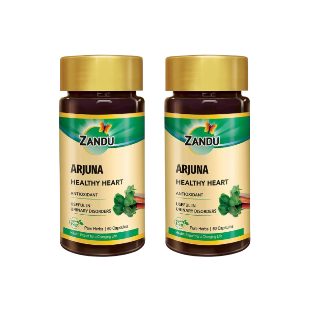 Zandu Arjuna Healthy Heart Capsules | Grocsy