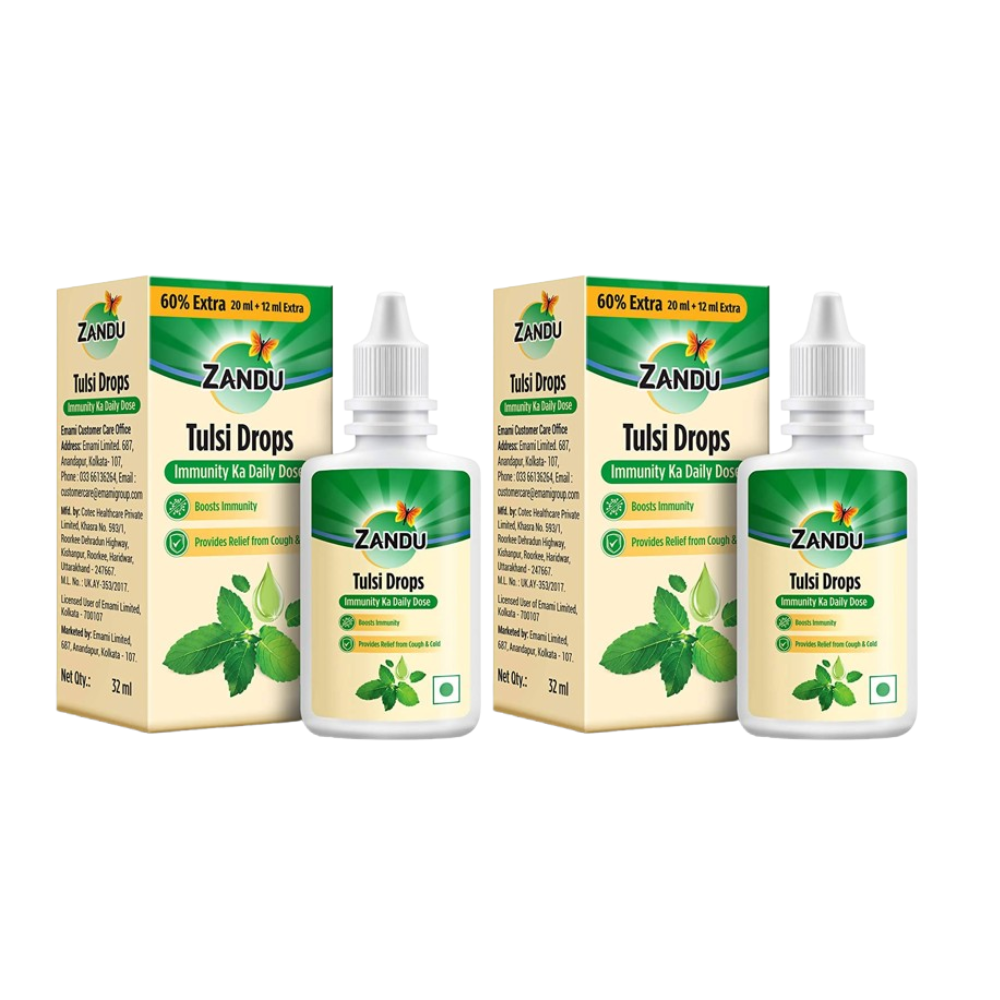 Zandu Tulsi Drops | Grocsy