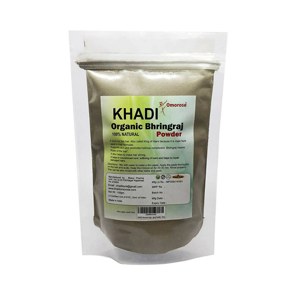 Khadi Omorose Organic Bhringraj Powder | Grocsy