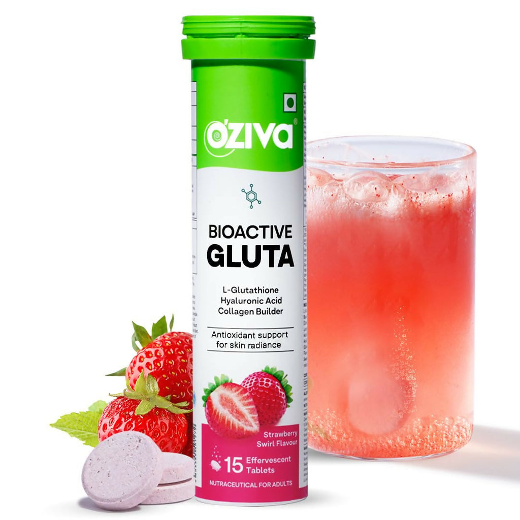 OZiva Bioactive Gluta Fizzy Effervescent Tablets | Grocsy