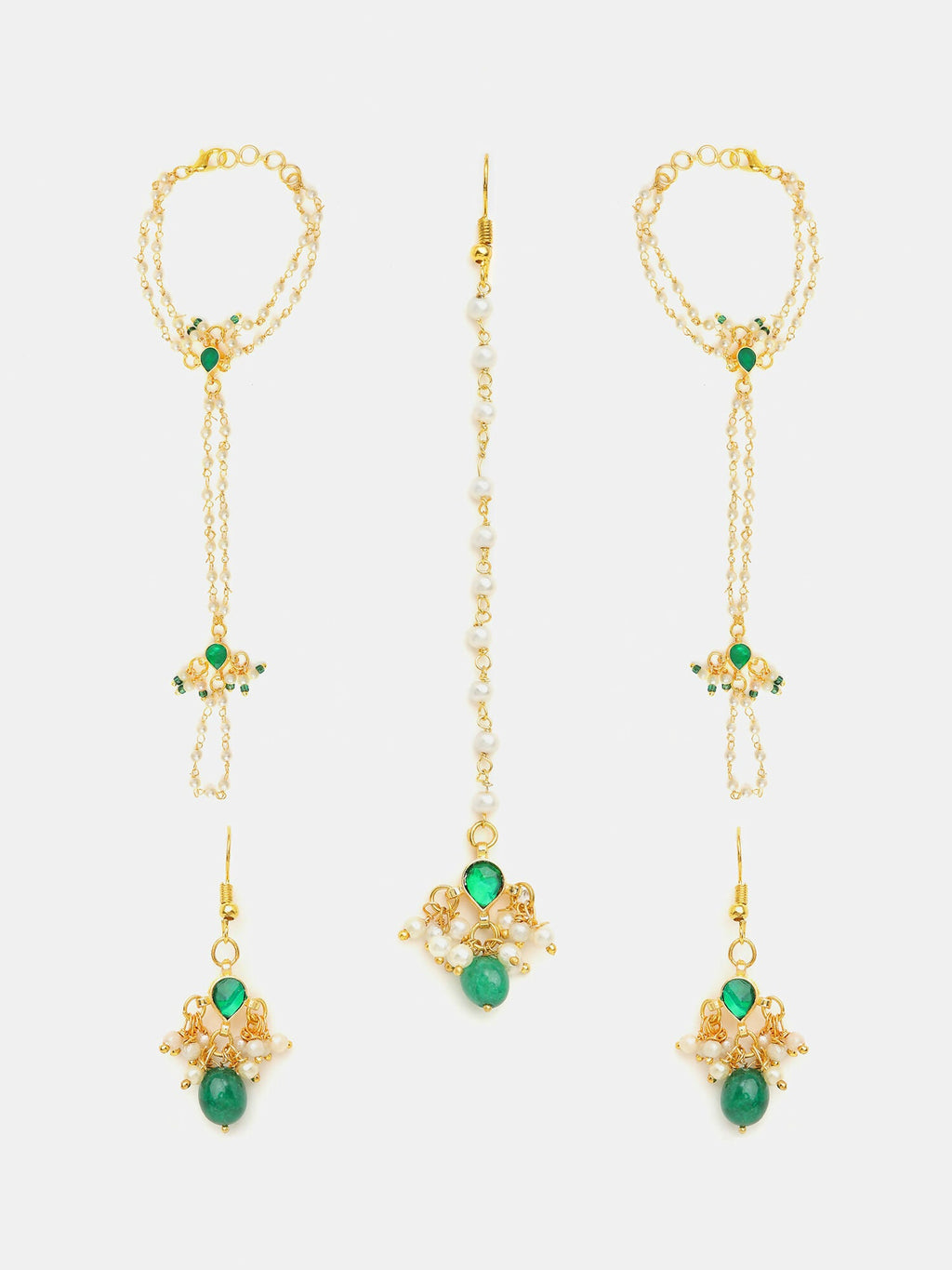 Ruby Raang Green Aura Set | Grocsy
