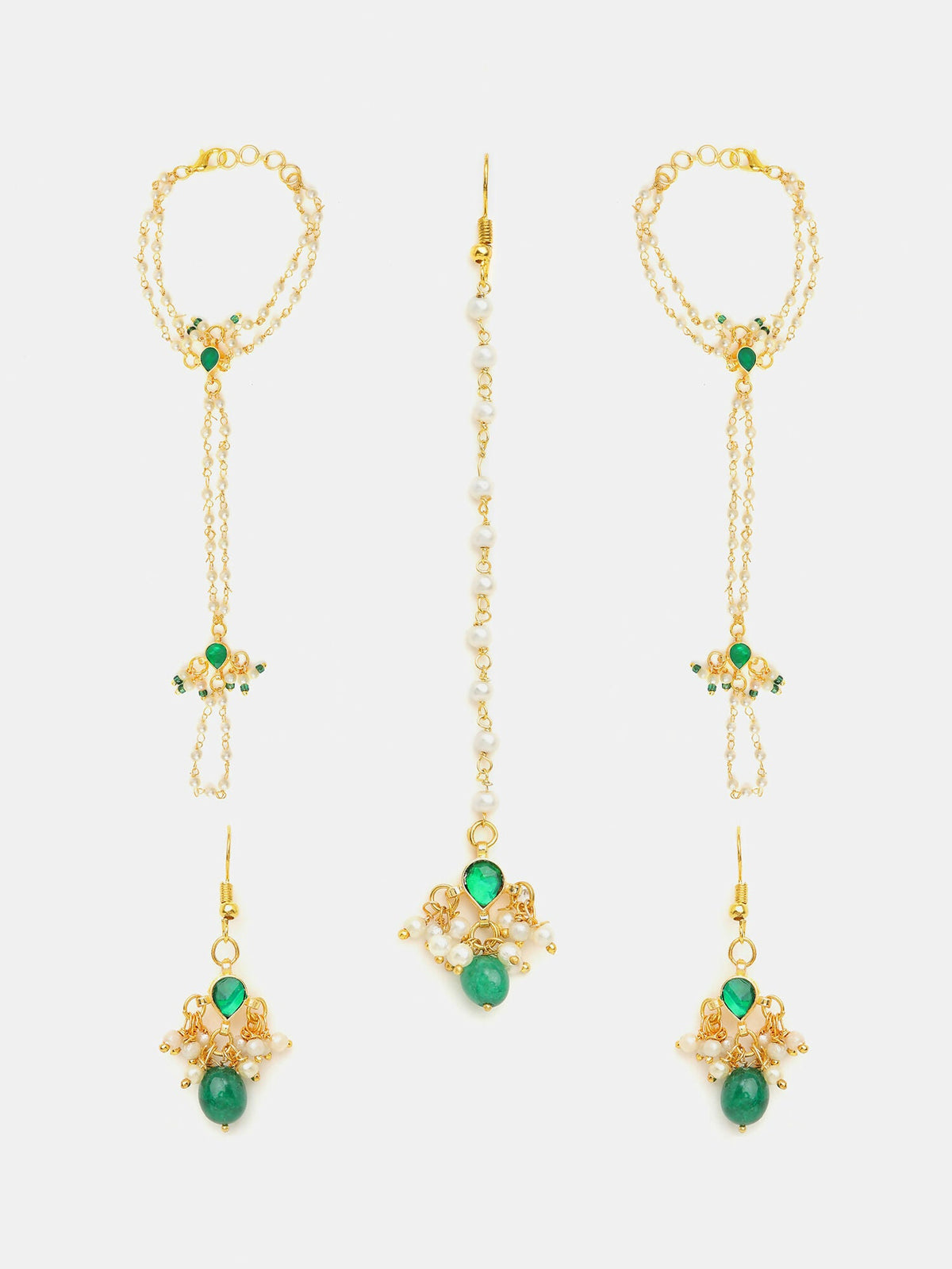 Ruby Raang Green Aura Set | Grocsy