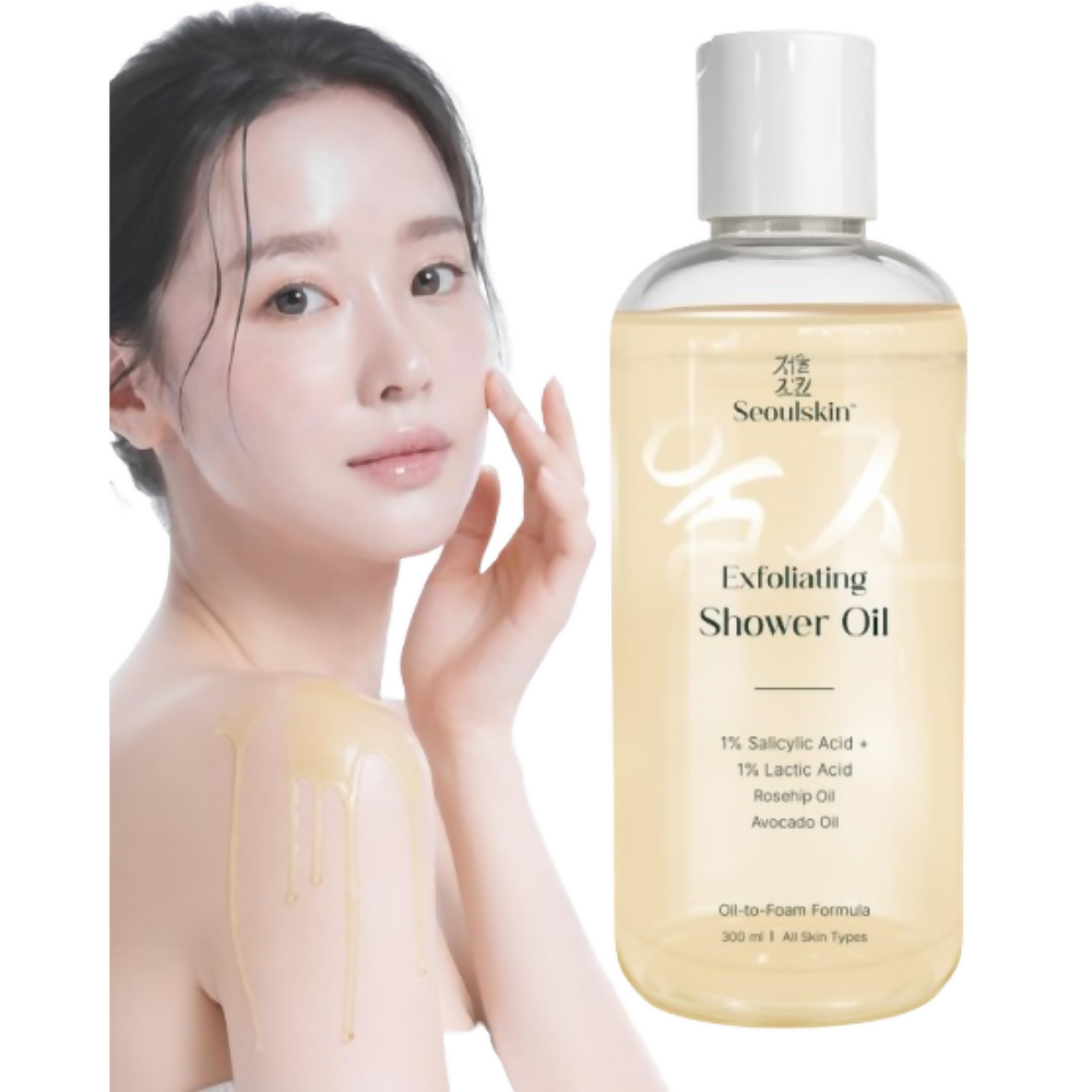 Seoulskin Exfoliating Shower Oil | Grocsy