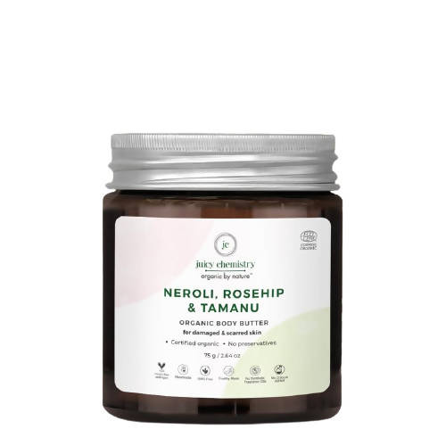 Juicy Chemistry Neroli, Rosehip & Tamanu Organic Body Butter | Grocsy