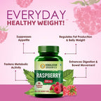 Himalayan Organics Raspberry 800 mg Vegetarian Capsules | Grocsy