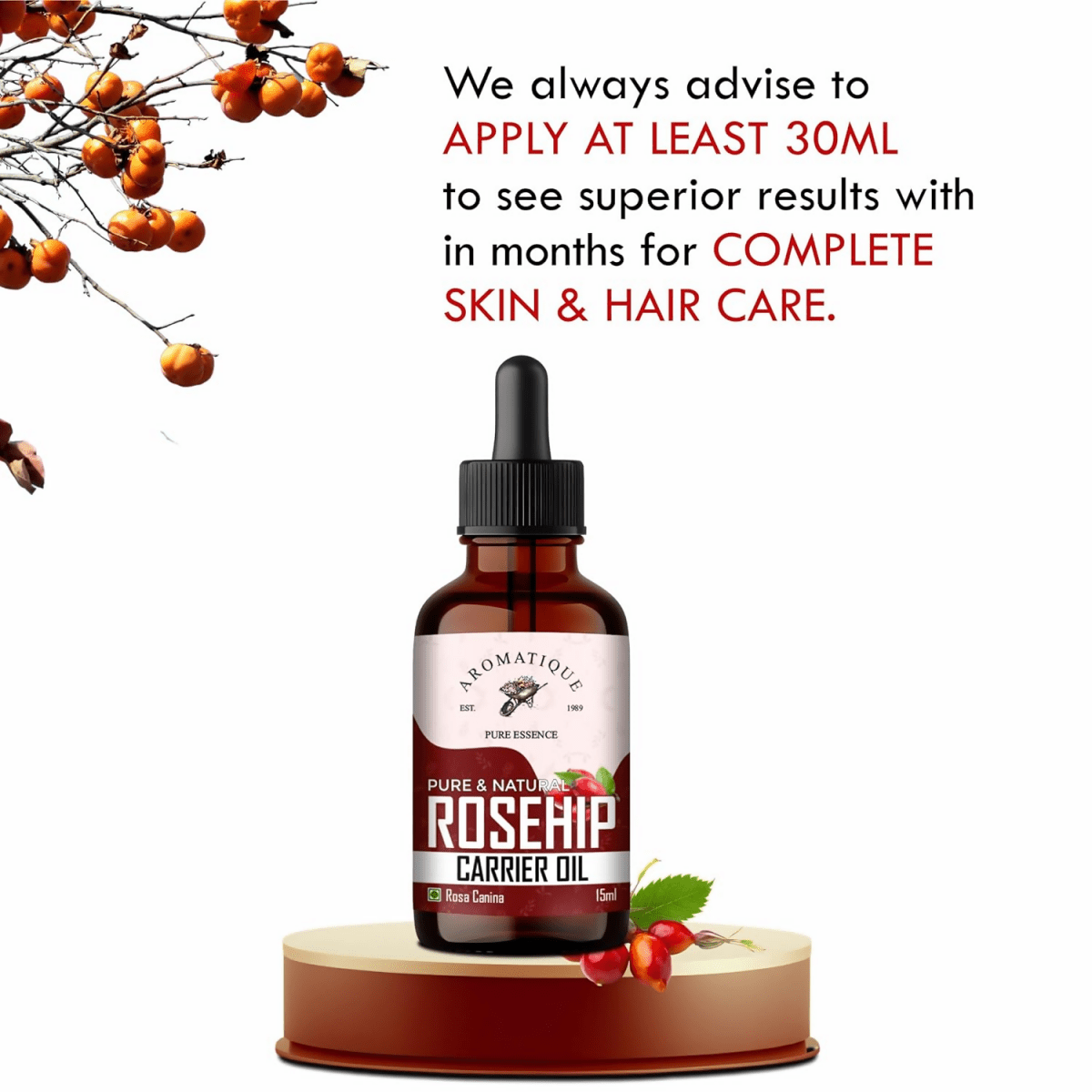 Aromatique Rosehip Oil for Face | Grocsy