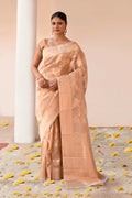 Joban Fashion Gold Banarasi Tissue Saree | Grocsy