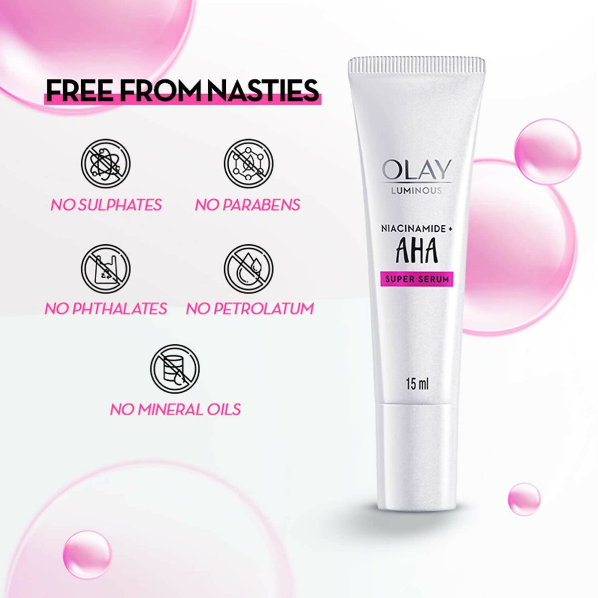 Olay Aha & Niacinamide Super Serum | Grocsy