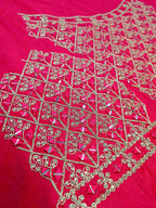 Tulsi Art Enchanting Pink Sequins Georgette Sangeet Wear Lehenga Choli | Grocsy