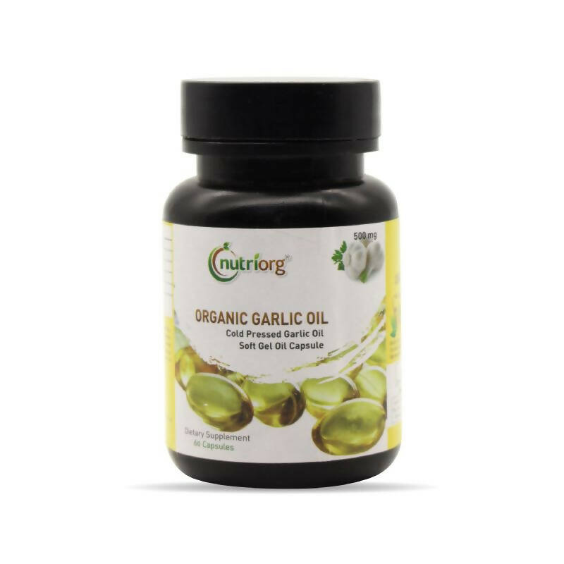 Nutriorg Garlic Oil Soft Gel Capsules | Grocsy