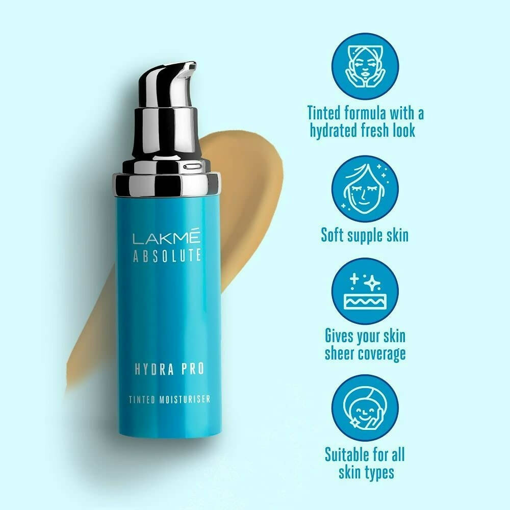 Lakme Absolute Hydra Pro Tinted Moisturiser | Grocsy