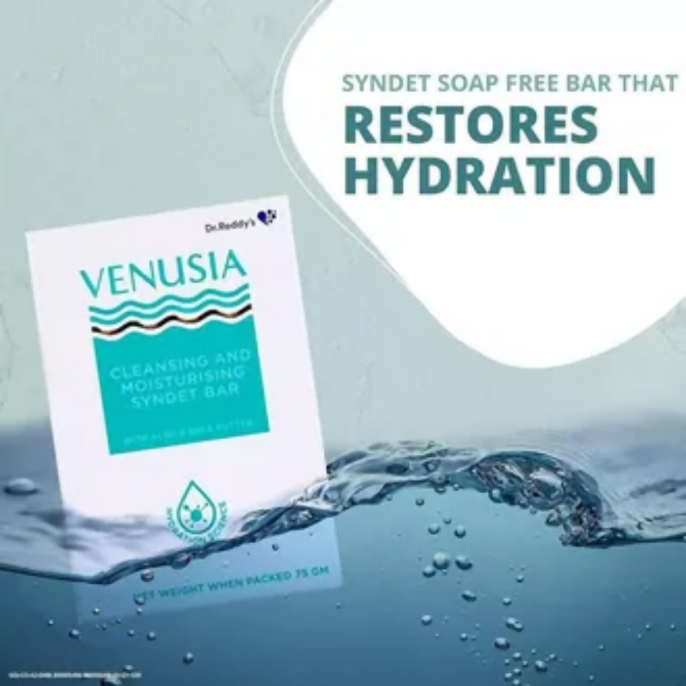 Dr. Reddy's Venusia Hydrating Cleanser Syndet Bar | Grocsy