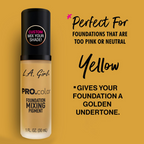 L.A. Girl Pro Color Foundation - Yellow | Grocsy