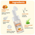 The Natural Wash Papaya Foaming Face Wash | Grocsy