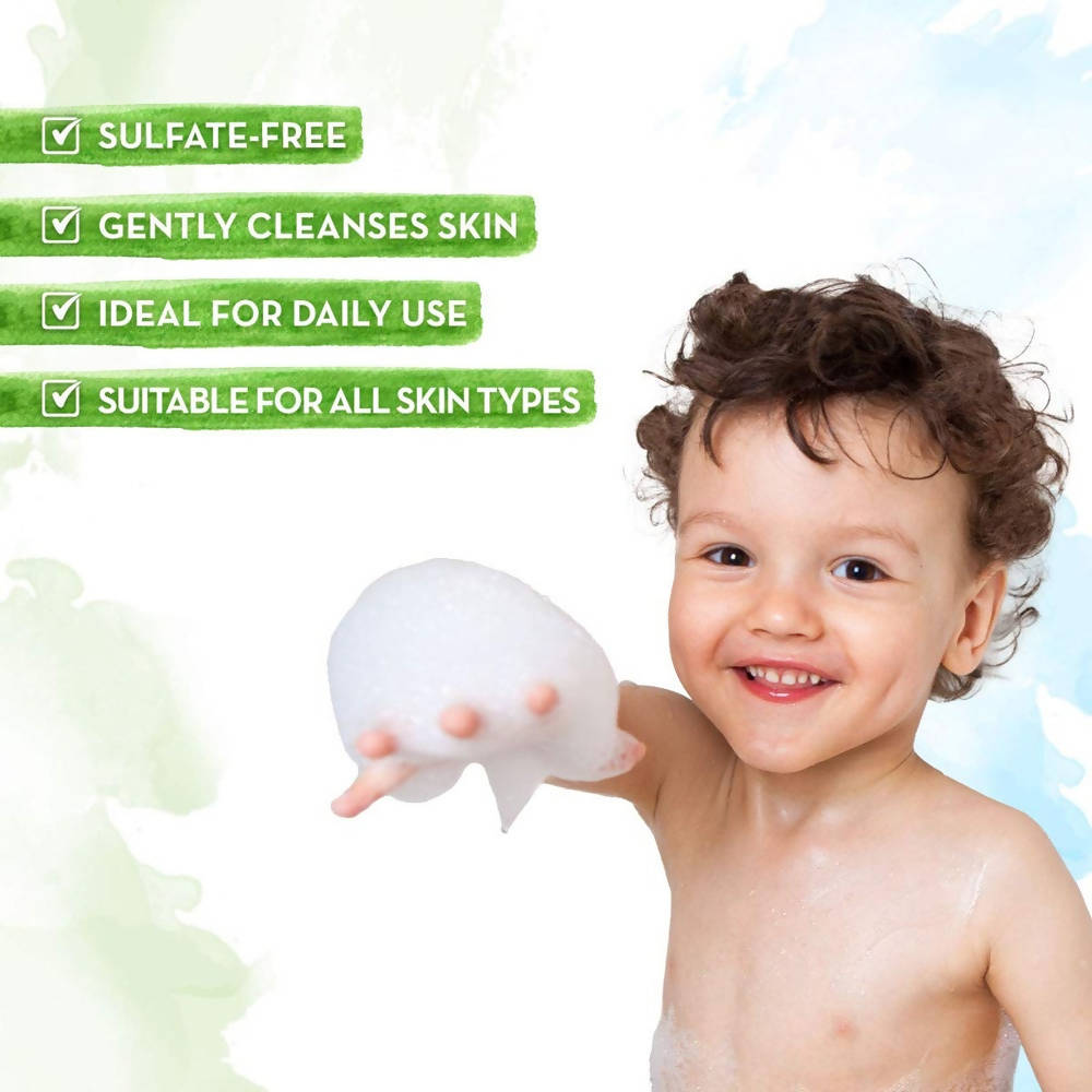 Mamaearth Original Orange Body Wash For Kids with Orange & Oat Protein | Grocsy