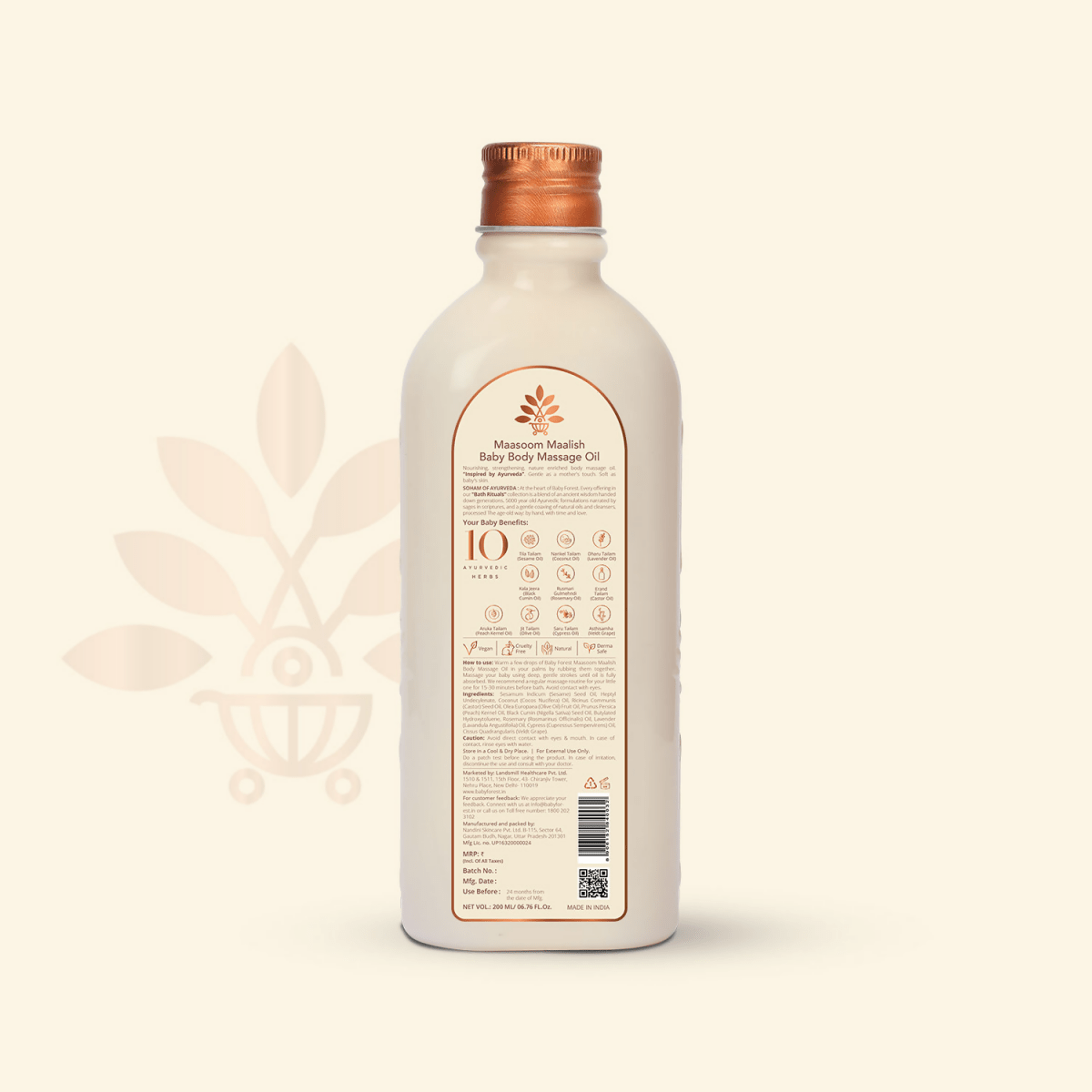 Baby Forest Maasoom Maalish Baby Body Massage Oil | Grocsy
