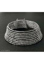 Mominos Fashion Joharkamal Oxidised Beaded work Hasli Design Choker For Women & Girls | Grocsy