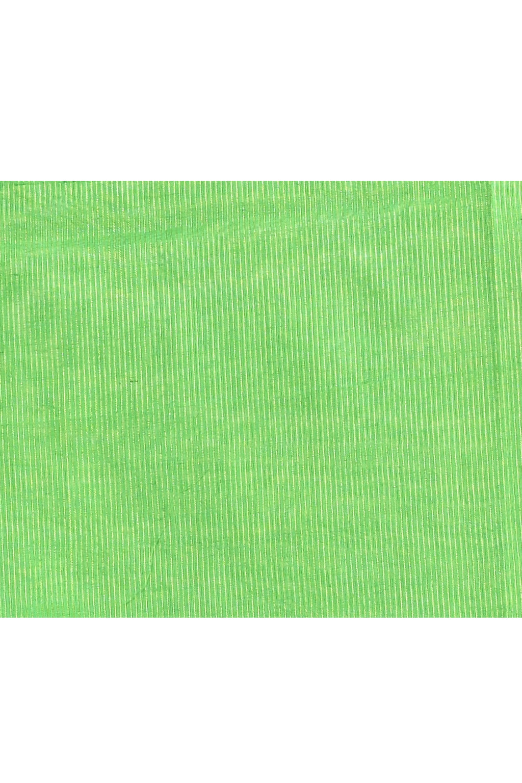 Piyari Fashion Women's Green Embellished Cotton Blend Zari Check Handloom Saree | Grocsy