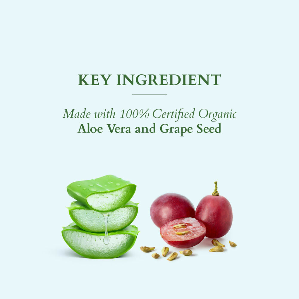Lotus Organics Aloe Vera & Grape Seed Hydra Clean & Nourish Face Wash | Grocsy