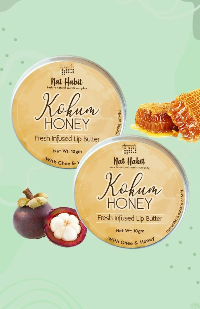Nat Habit Kokum Honey Lip Butter | Grocsy