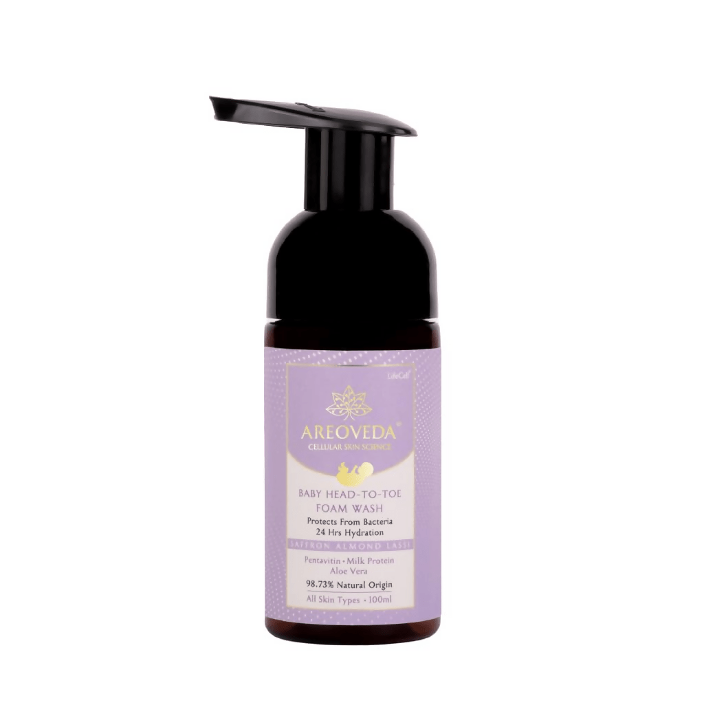 AreoVeda Baby Head-To-Toe Foam Wash | Grocsy