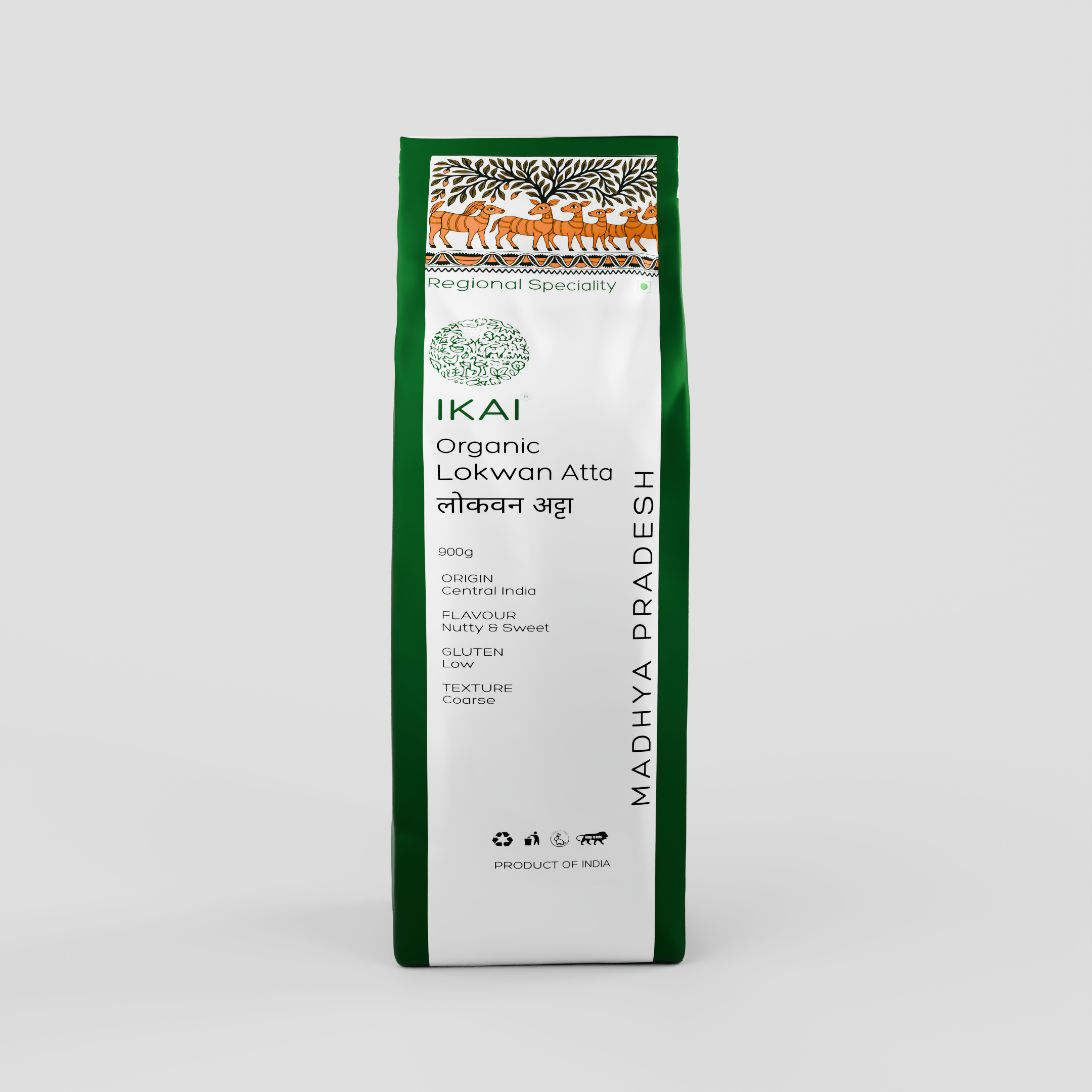 IKAI Organic Lokwan Atta