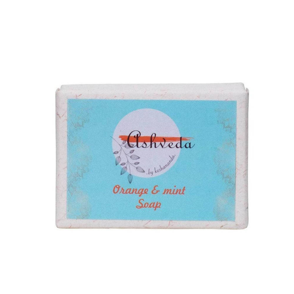 Keshananda Ashveda Orange and Mint Soap | Grocsy
