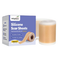 Wipness Silicone Scar Sheets - 61 Inches (1.6 Meters) | Grocsy