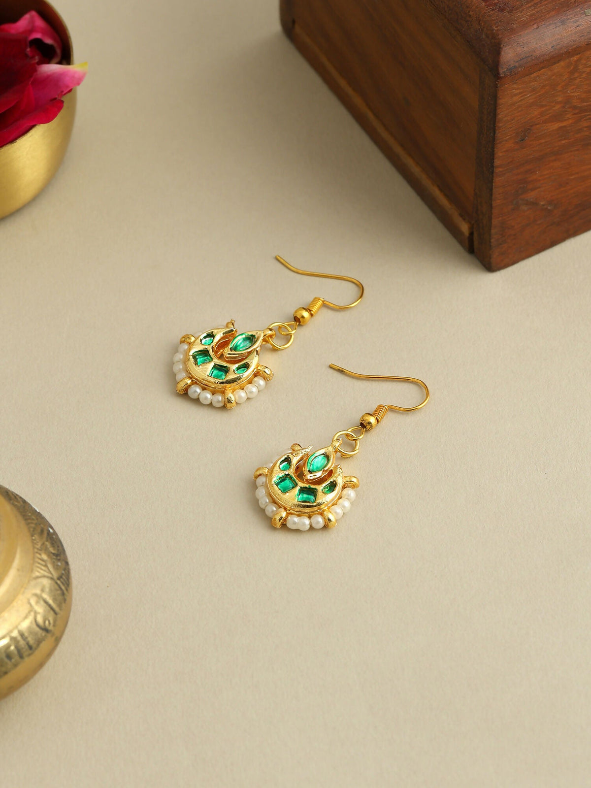 Ruby Raang Suhana Chand Earring | Grocsy