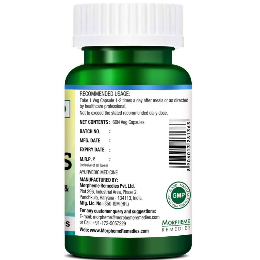 Morpheme Remedies Gokshura Terrestris Capsules | Grocsy