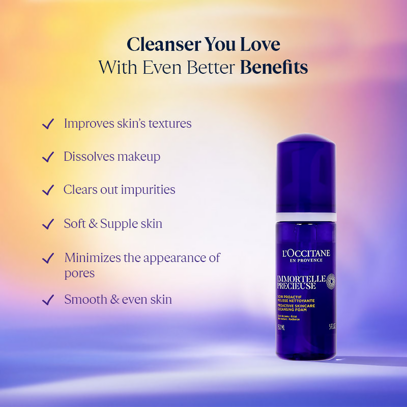 L'Occitane Immortelle Precious Foam | Grocsy