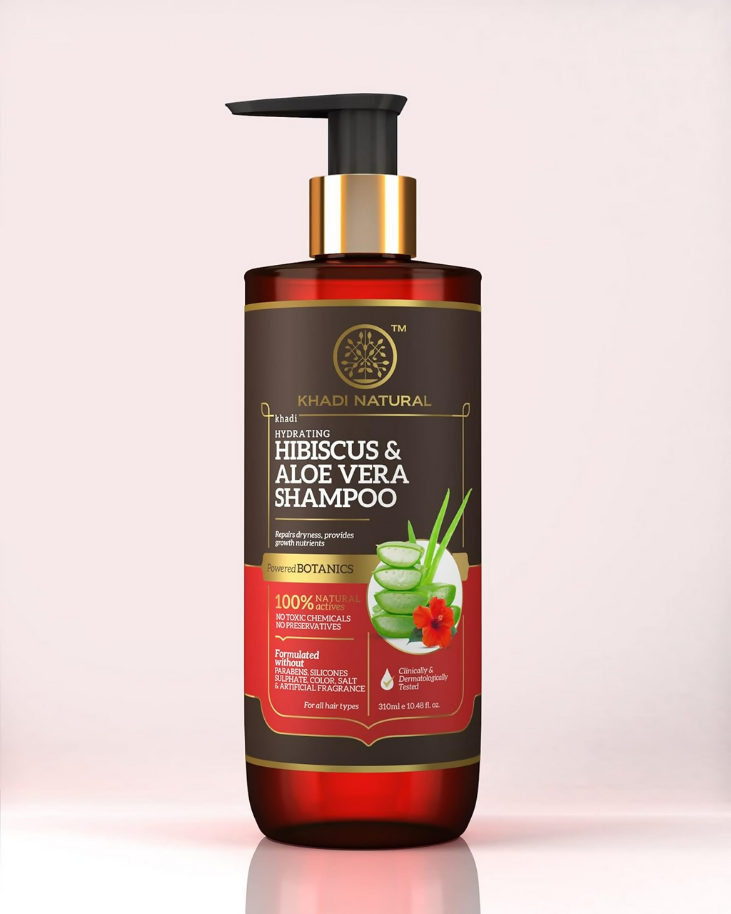Khadi Natural Hibiscus & Aloevera Shampoo | Grocsy