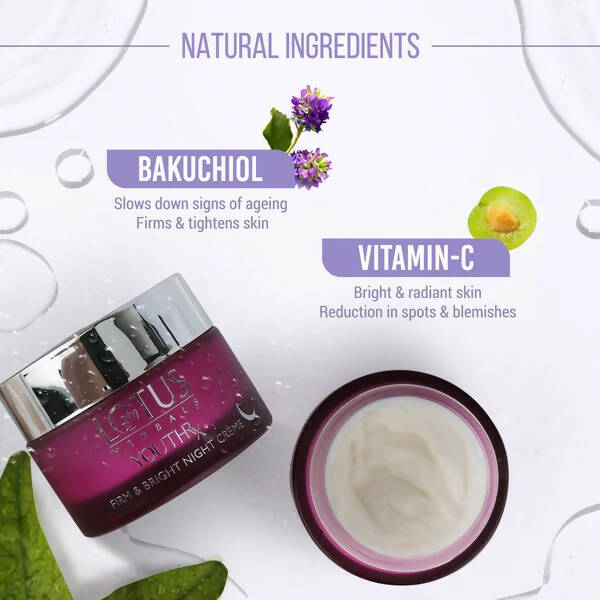 Lotus Herbals Firm & Bright Night Crème | Grocsy