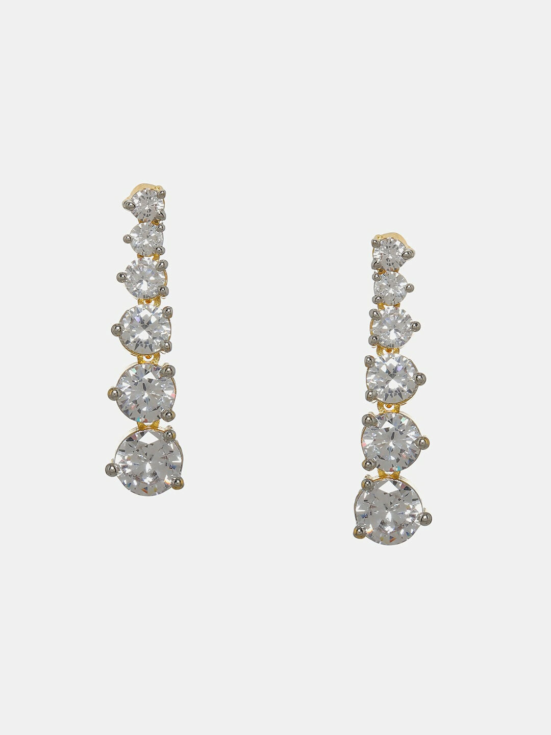Diamond Neckpiece with Dangler Diamond Earrings- Ruby Raang | Grocsy