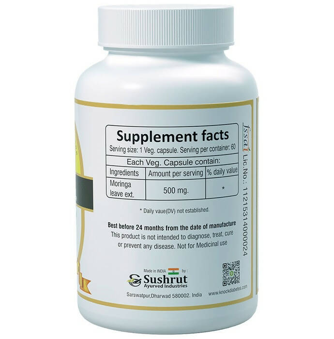Sushrut Ayurved Good Health Moringa Veg Capsules | Grocsy