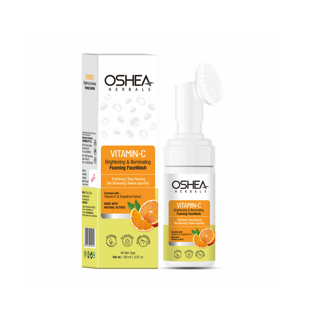 Oshea Herbals Brightening & Illuminating Foaming Face Wash | Grocsy