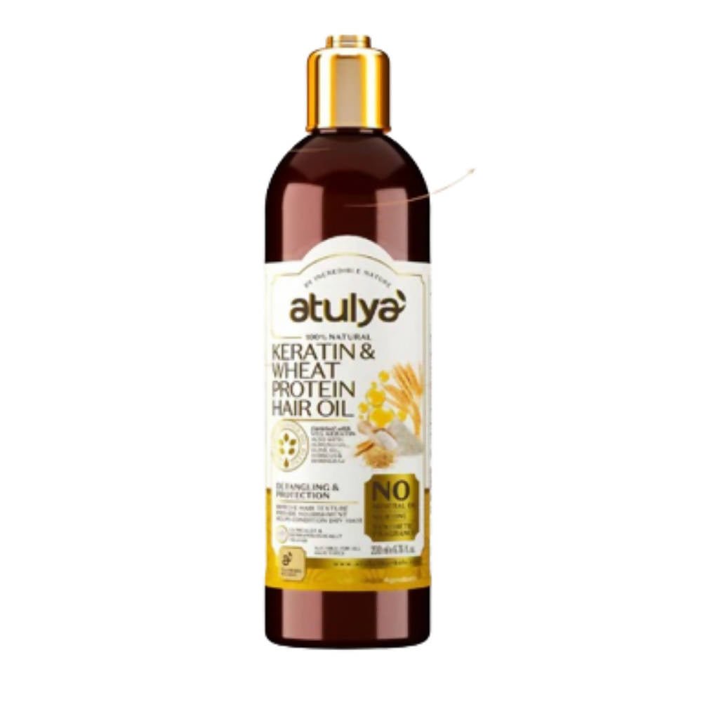 Atulya Natural Keratin & Wheat Protein Hair Oil | Grocsy