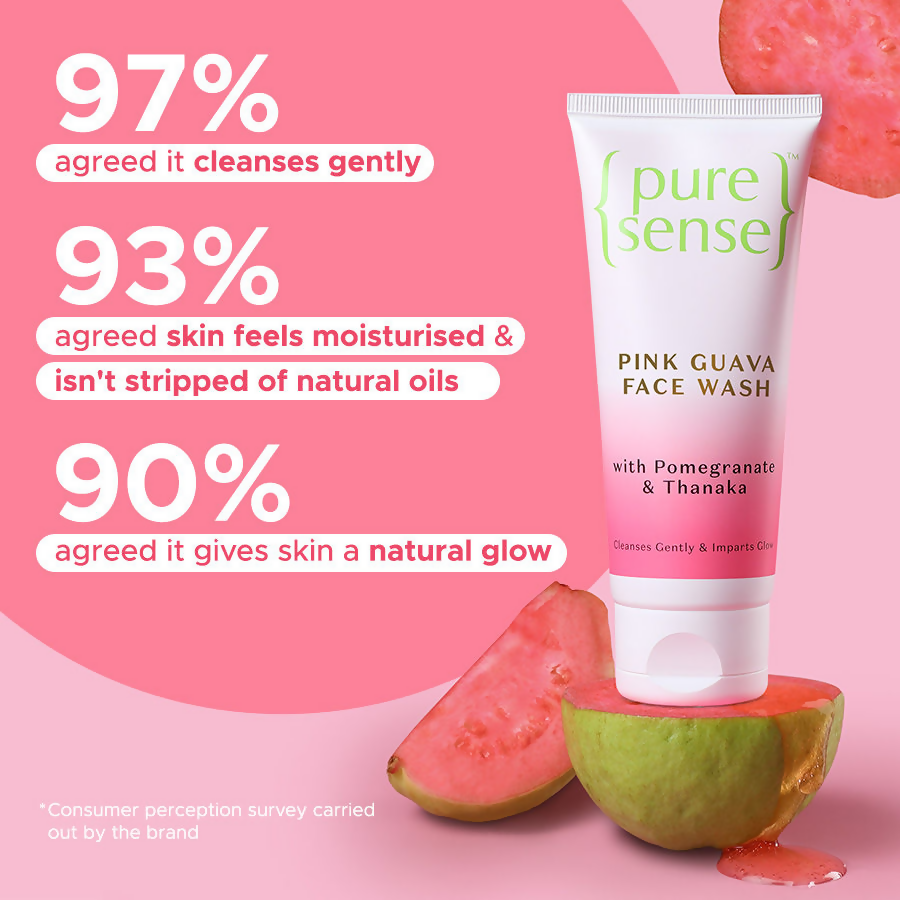 PureSense Pink Guava Face Wash | Grocsy