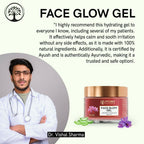Ivory Natural Face Glow Gel For Instant Glow And Timeless Radiance, Achieve Glowing And Shiny Face | Grocsy