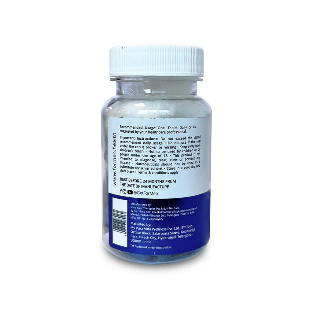ForMen Sj + Ashwagandha Tablets | Grocsy
